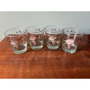 Vintage Libbey Canada Goose Lowball Glasses ~ Excellent Condition ~